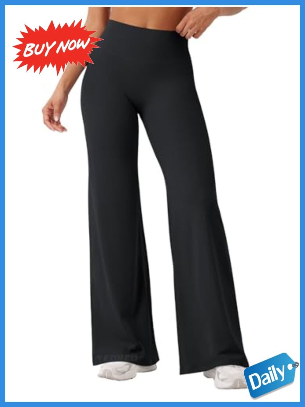 YEOREO Straight Leg Workout Leggings High Waisted Gym Yoga Pants